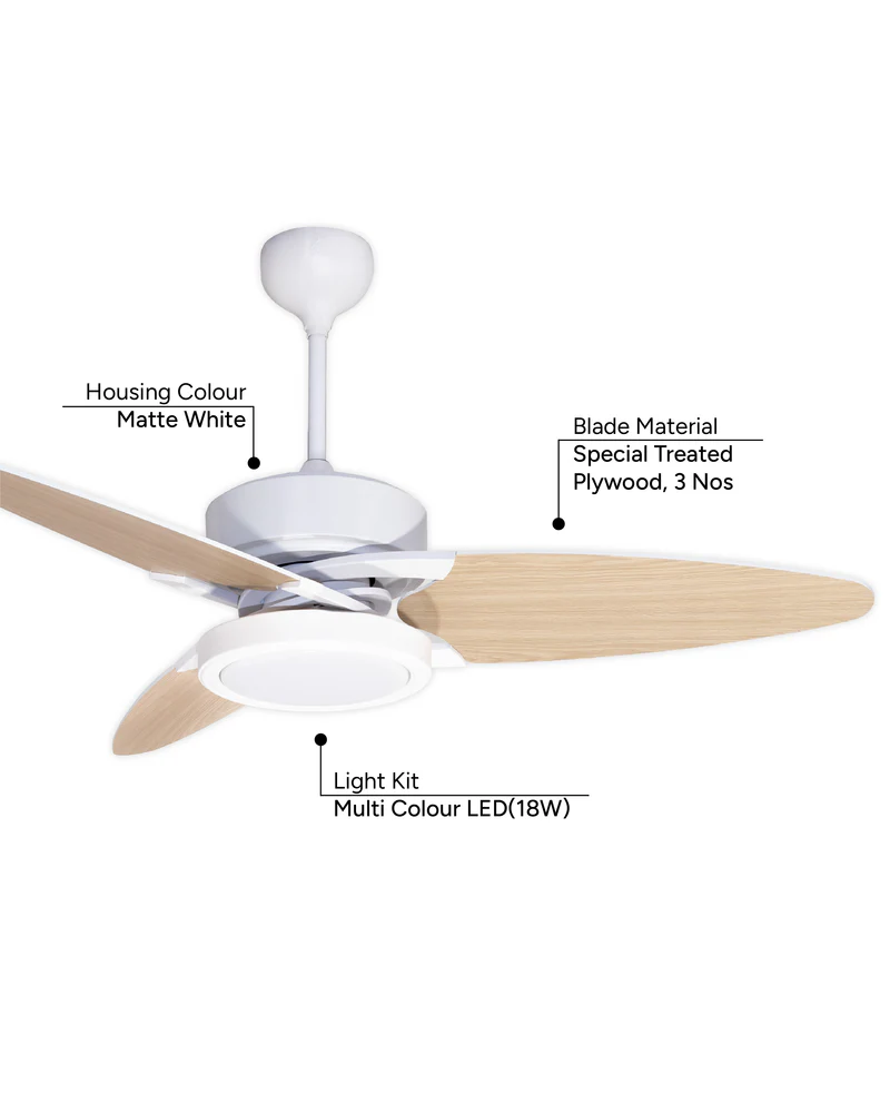 Propeller Matte White / Light Beech - Image 3