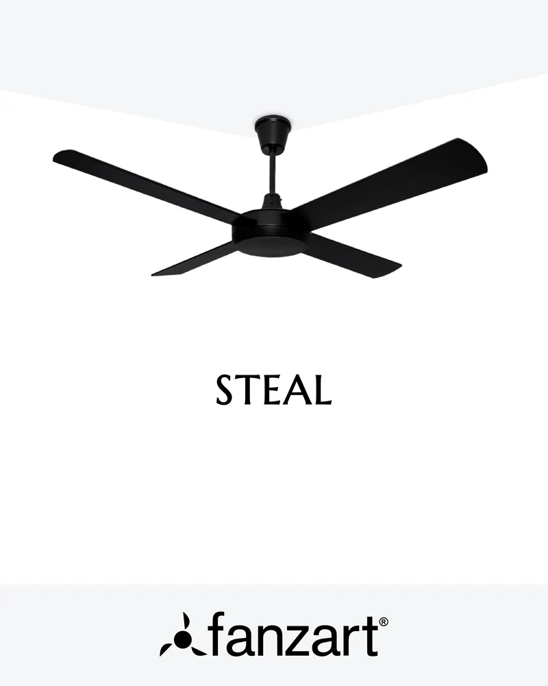 Steal Matte Black