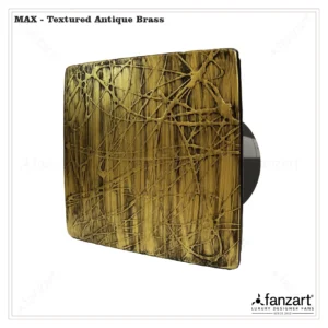 Max 6” Textured Antique Brass