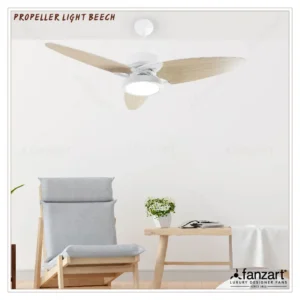 Propeller Light Beech/Matte White