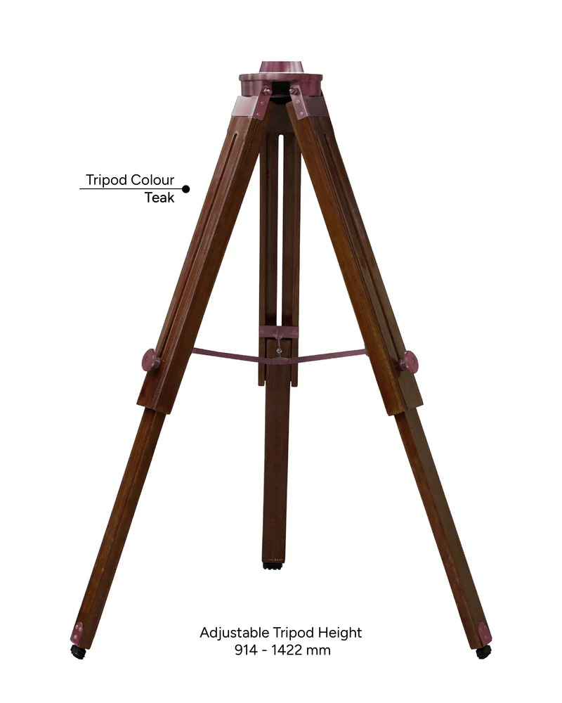 King Edward – 18″ Antique Tripod Fan in Copper Finish - Image 4