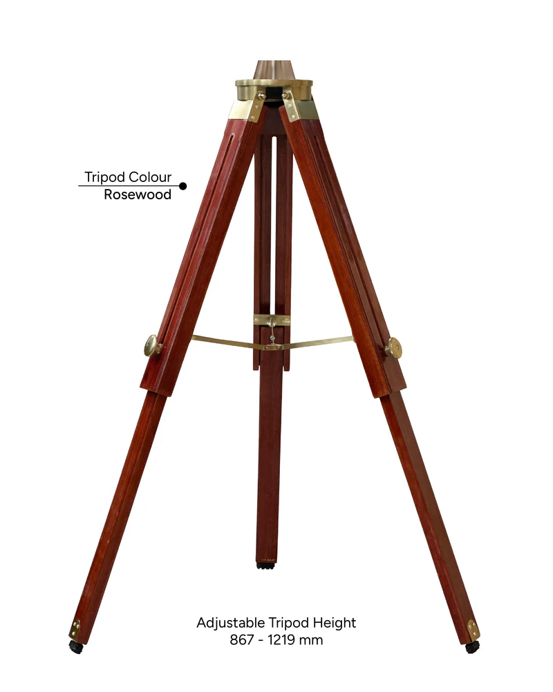 King Edward – 12″ Antique Tripod Fan in Antique Brass Finish - Image 4