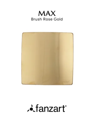 Max 6” Brush Rose Gold
