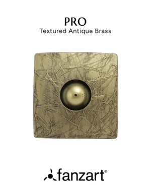 Pro 6” Textured Antique Brass