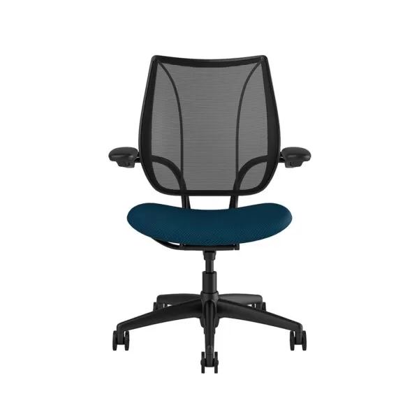 Liberty Task Chair: Black Frame, Standard Foam Seat