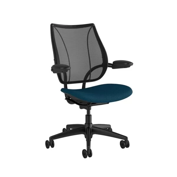 Liberty Task Chair: Black Frame, Standard Foam Seat - Image 2