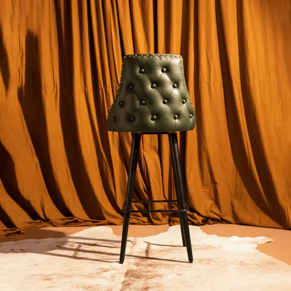 Chester Bar Stool Green - Image 2