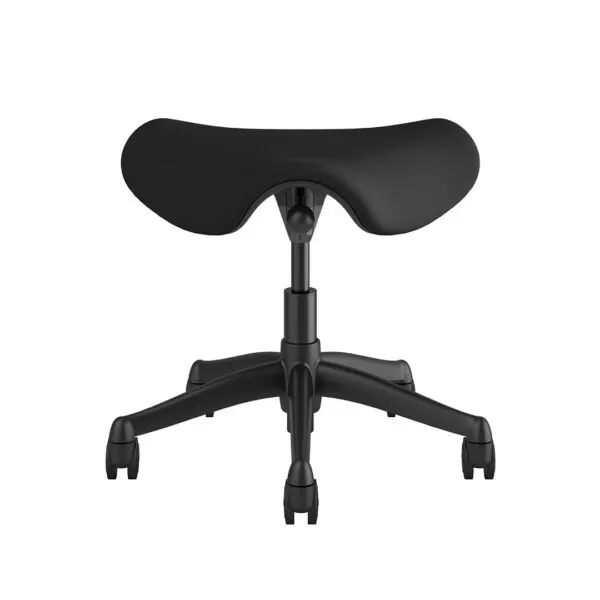 Ergonomic Saddle Chair – Polished Aluminium