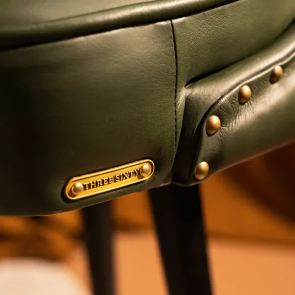 Chester Bar Stool Green - Image 4