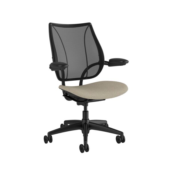 Liberty Task Chair: Black Frame, Standard Foam Seat - Image 2