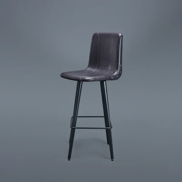 Joyce Bar Stool Grey - Image 2