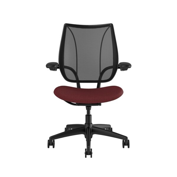 Liberty Task Chair: Black Frame, Standard Foam Seat