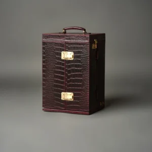 Debonair Portable Cocktail Bar Burgundy