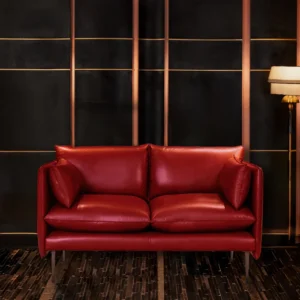 Aara Two Seater Sofa Red