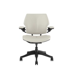 Freedom Task Chair: Graphite Frame, Ticino Leather