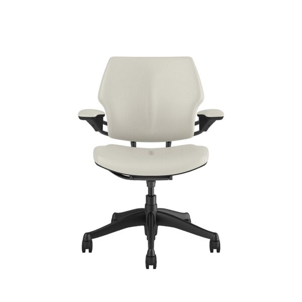 Freedom Task Chair: Graphite Frame, Ticino Leather