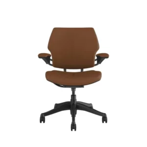 Freedom Task Chair: Graphite Frame, Corvara Leather