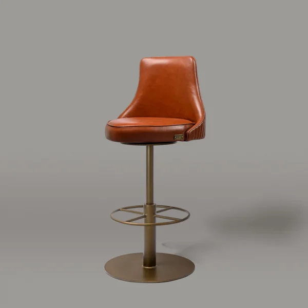 Linea Bar Stool Cognac - Image 3