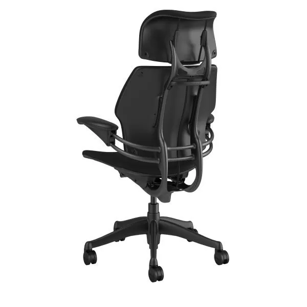 Freedom Headrest Chair: Graphite Frame, Black Fabric - Image 3