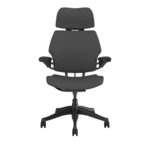 Freedom Headrest Chair: Graphite Frame, Grey Fabric