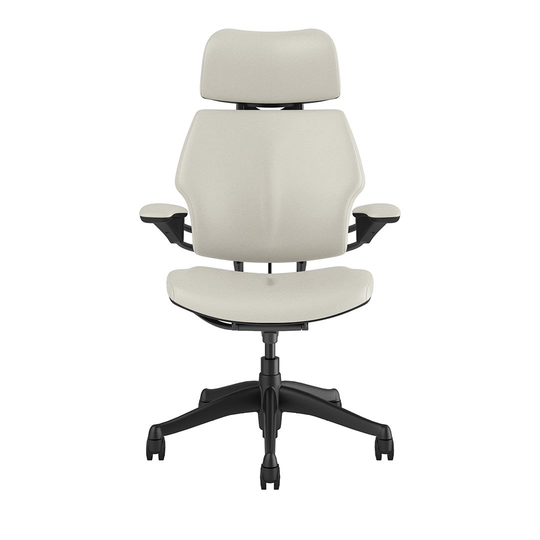Freedom Headrest Chair: Graphite Frame, Ticino Leather
