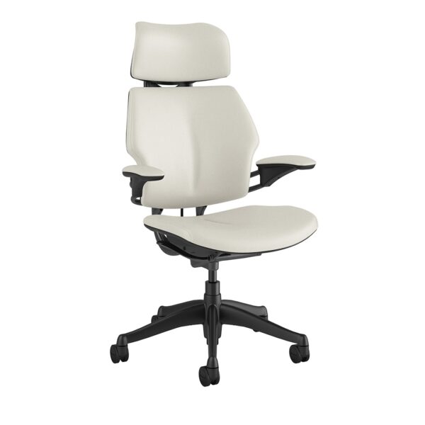 Freedom Headrest Chair: Graphite Frame, Ticino Leather - Image 2