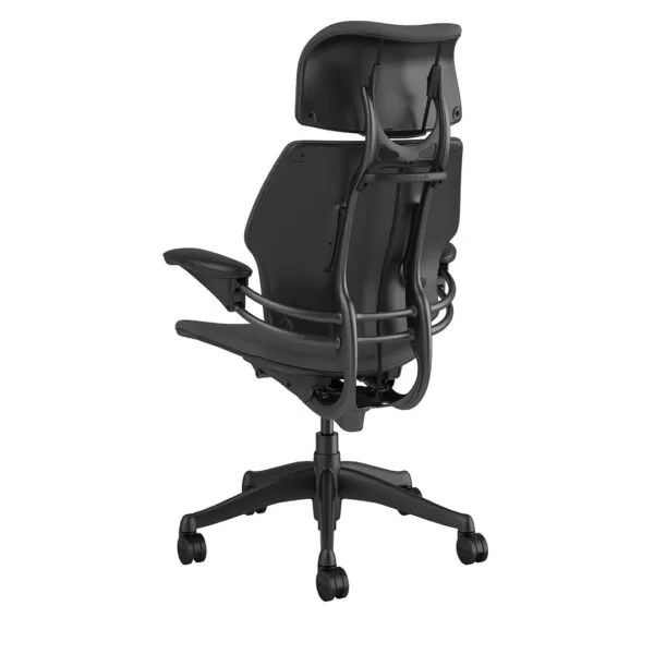 Freedom Headrest Chair: Graphite Frame, Grey Fabric - Image 3