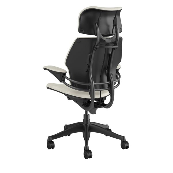 Freedom Headrest Chair: Graphite Frame, Ticino Leather - Image 3