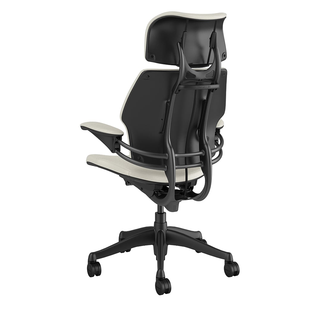 Freedom Headrest Chair: Graphite Frame, Ticino Leather - Image 3