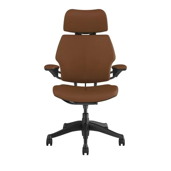 Freedom Headrest Chair: Graphite Frame, Corvara Leather