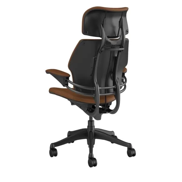 Freedom Headrest Chair: Graphite Frame, Corvara Leather - Image 3