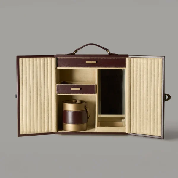 Hideaway Portable Bar Brown - Image 2