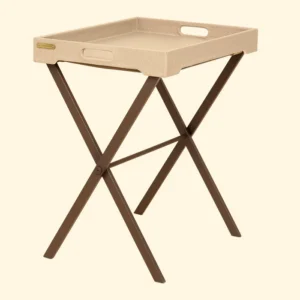 Entwine Tray On Stand Beige