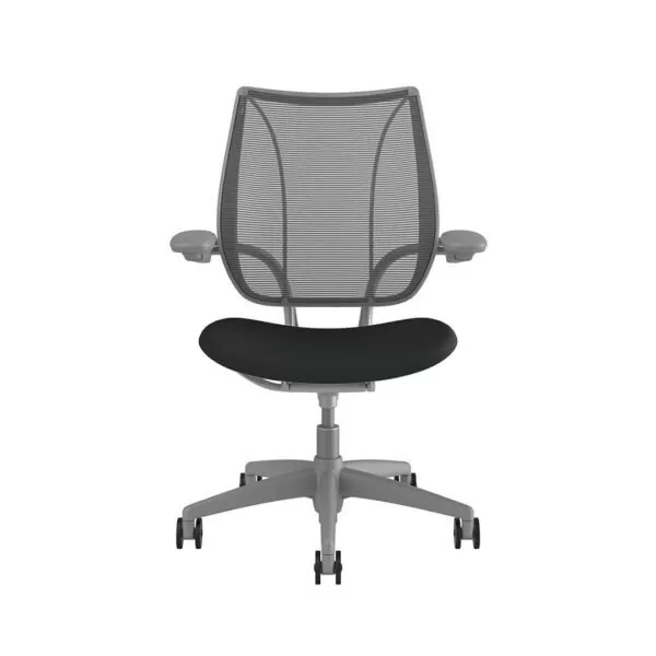 Liberty Task Chair: Grey Frame, Standard Foam Seat