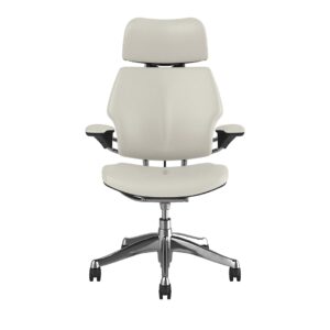 Freedom Headrest Chair: Polished Aluminum, Ticino Leather