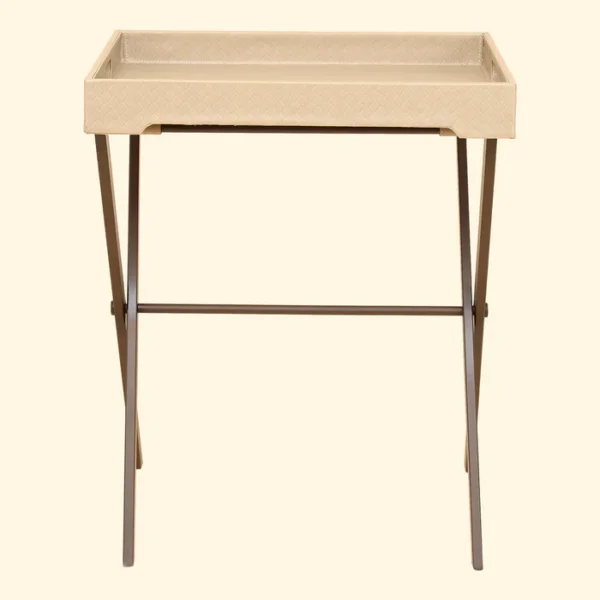 Entwine Tray On Stand Beige - Image 3