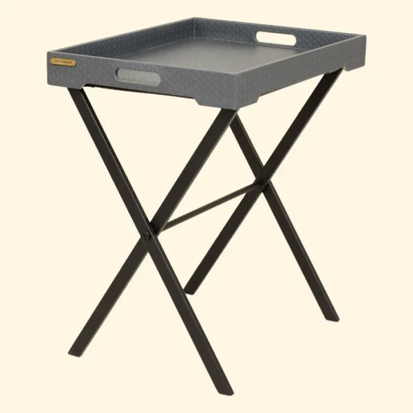 Entwine Tray On Stand Grey