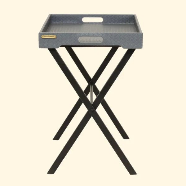Entwine Tray On Stand Grey - Image 2