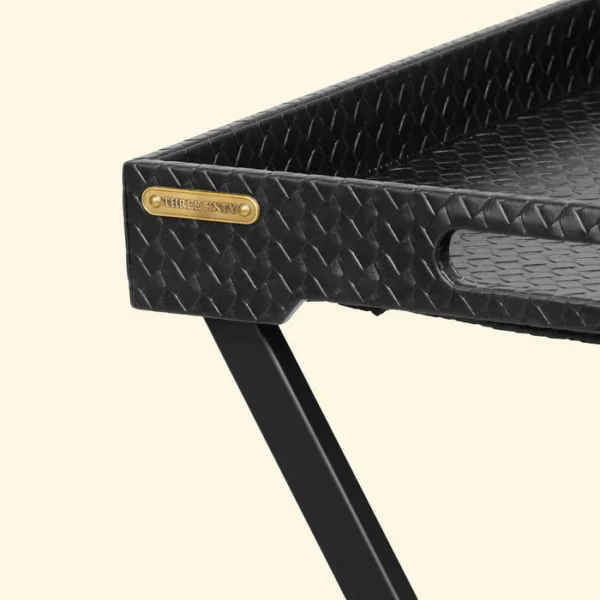 Entwine Tray On Stand Black - Image 4