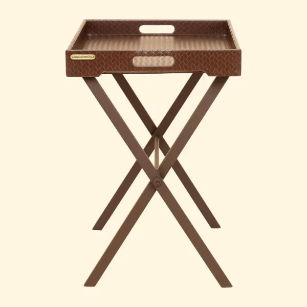 Entwine Tray On Stand Brown - Image 2