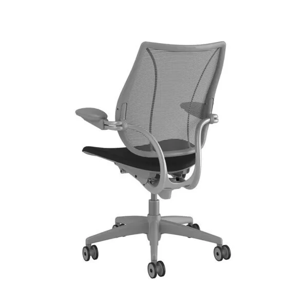 Liberty Task Chair: Grey Frame, Standard Foam Seat - Image 3