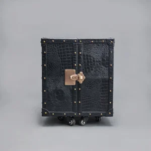 Miami Croco Small Sachin Bar Black