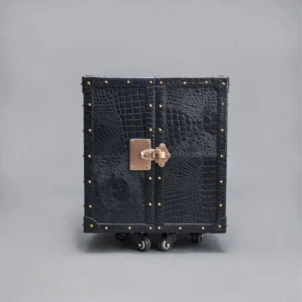 Miami Croco Small Sachin Bar Black