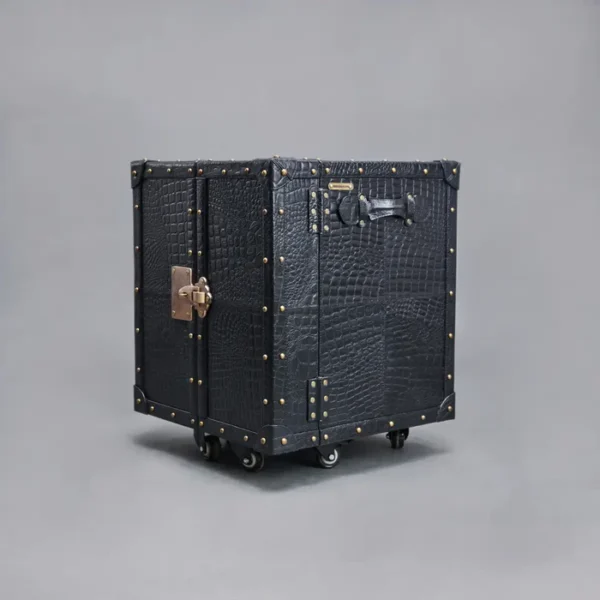 Miami Croco Small Sachin Bar Black - Image 2