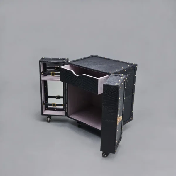Miami Croco Small Sachin Bar Black - Image 3