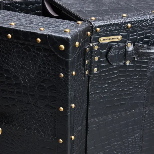 Miami Croco Small Sachin Bar Black - Image 4