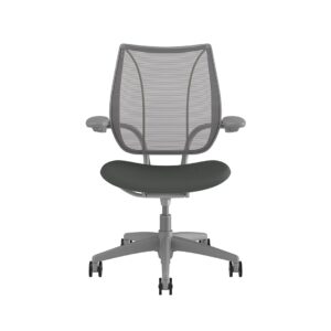 Liberty Task Chair: Grey Frame, Standard Foam Seat