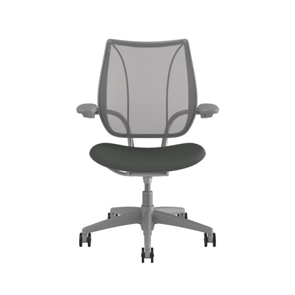 Liberty Task Chair: Grey Frame, Standard Foam Seat