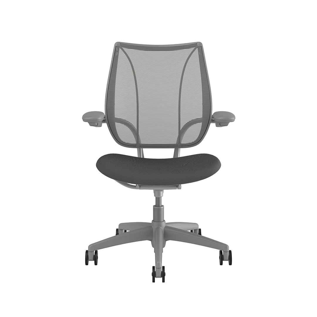 Liberty Task Chair: Grey Frame, Standard Foam Seat