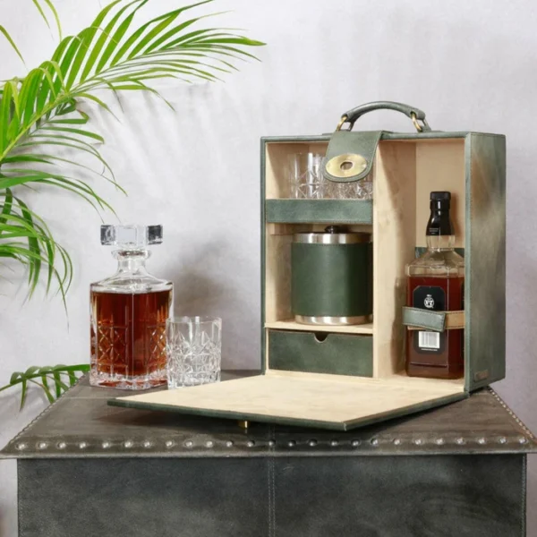 Hyde Portable Briefcase Bar Olive Green - Image 4